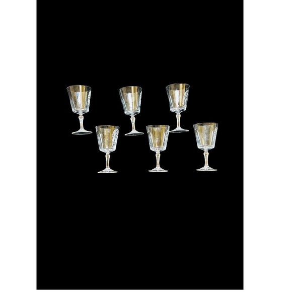 Bleikristall Leaded Crystal Vintage Coat of Arms 6 Ramsey Clan Etched Glasses - Picture 7 of 11